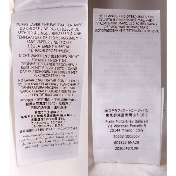 Stella McCartney Lyta One-Sleeve Cutout Jumpsuit Size 42 US 6 White $3340 - Picture 16 of 16